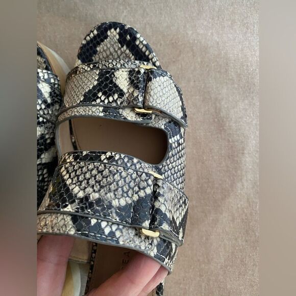 Veronica Beard animal print and platform sandals size 8 - Picture 4 of 12
